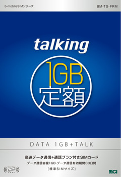 talking 1GB定額