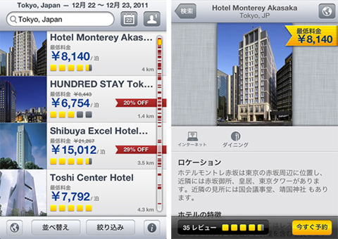 エクスペディア　ホテル予約 (Expedia Hotels)