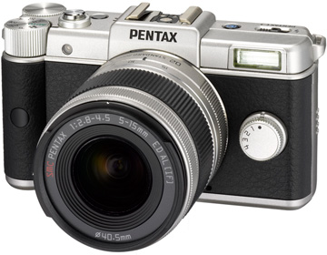 ペンタックス、デジタル一眼「PENTAX Q」の限定色シルバーとズームレンズキットを発売 - PBWEB.jp