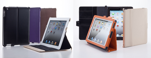 Leather Flip Note for iPad / Smart Leather Shell for iPad