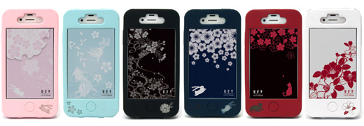和彩美『ふるる』：iPhone4S/4用柔装飾カバー