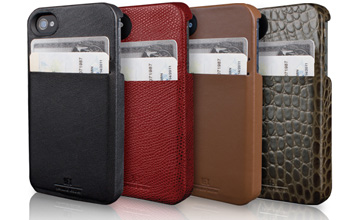 HEX Solo Leather Wallet for iPhone 4S/4