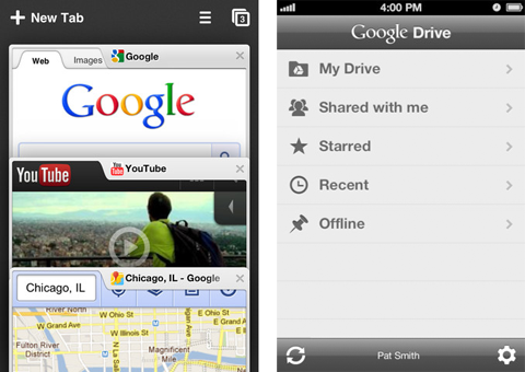 Chrome／Google Drive