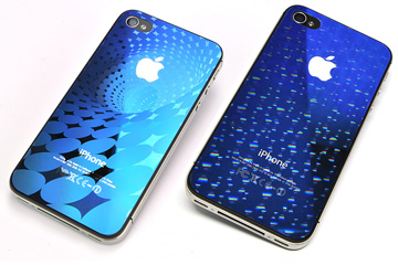 SKY BRIGHT BLUE protector film for iPhone4S/4