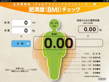 肥満度（BMI）チェック