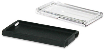 Crystal + Silicon Case Set for 7th iPod nano