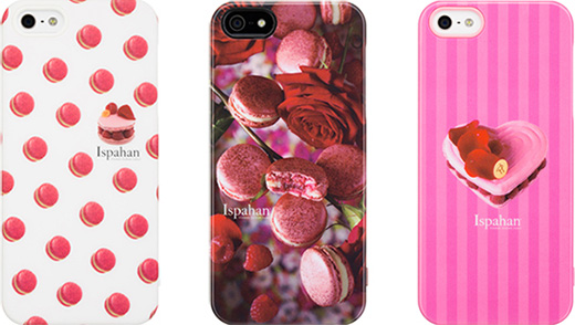 Ispahan×SoftBank SELECTION 3 accessoires assortis pour l' iPhone 5