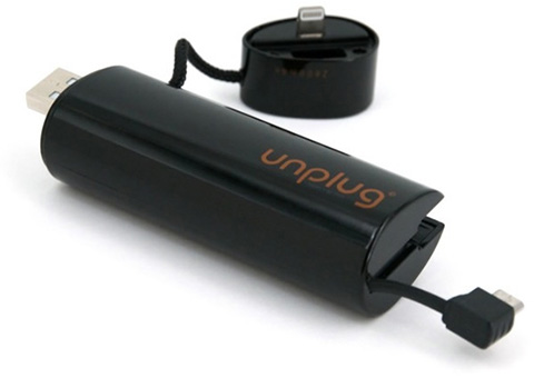 Unplug Emergency Charger 2600mAh Lightning and Micro USB