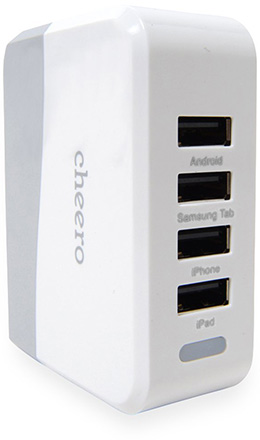 cheero USB×4 AC ADAPTOR