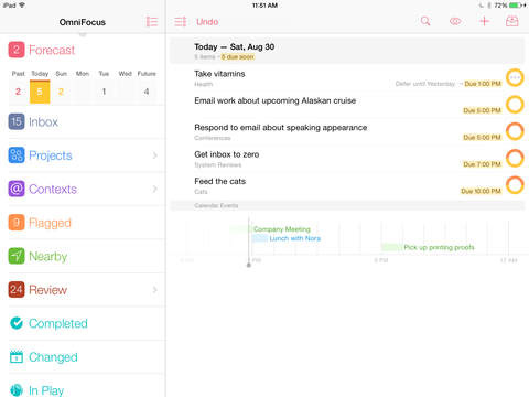 OmniFocus 2 for iPad