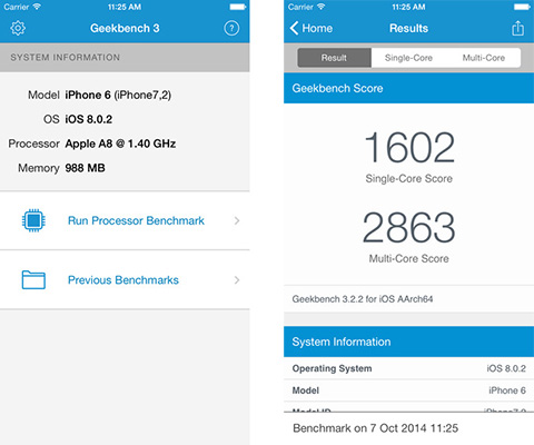 定番ベンチマークアプリ Geekbench 3 Iphone Ipad版は無料セール Mac版は40 オフ Pbweb Jp