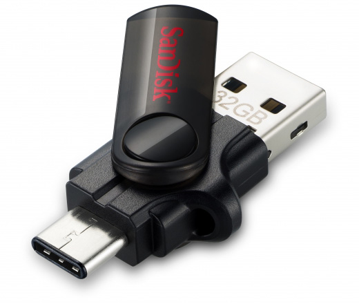 サンディスク デュアル USB ドライブ Type-C