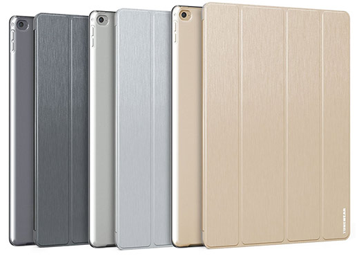TUNEWEAR Brushed Metal Look SHELL with Front cover for iPad Pro