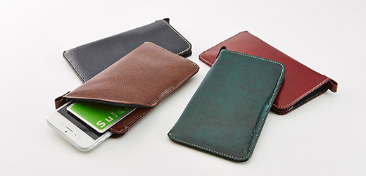 Eco Leather Sleeve with Card Pocket for iPhone 6s/6