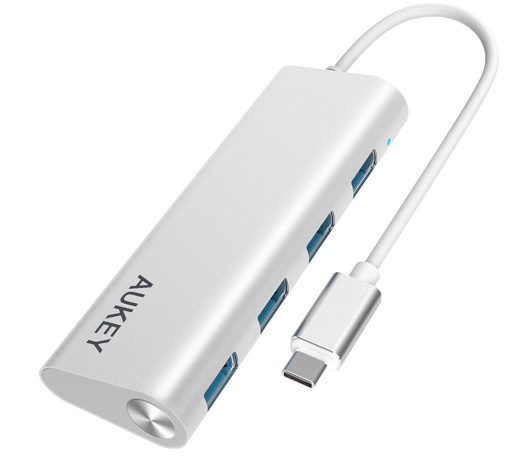 Aukey Type-C USB-C USB3.0 4ポートハブ