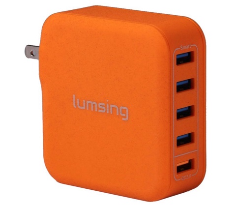 Lumsing USB 急速充電器 40W 5ポート