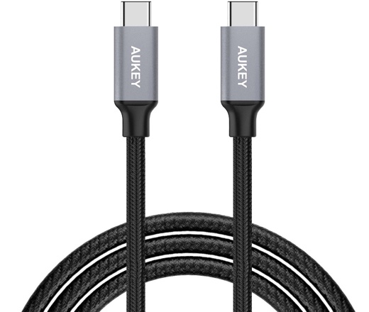 Aukey USB2.0 Type C to Type C ケーブル (1m)