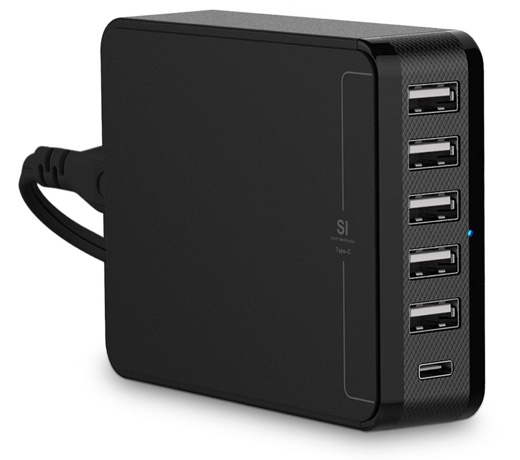 GVDV 6ポート USB充電器 USB 3.1 Type-C充電器