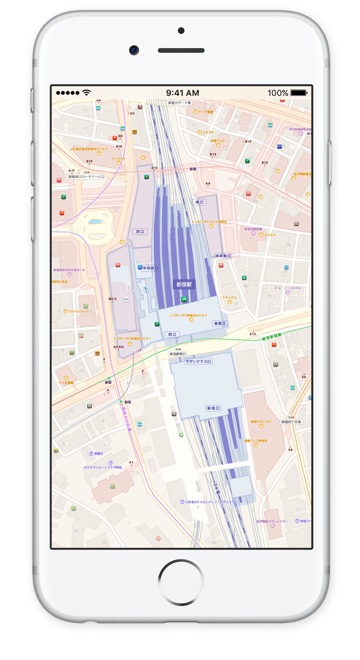 iOS マップ
