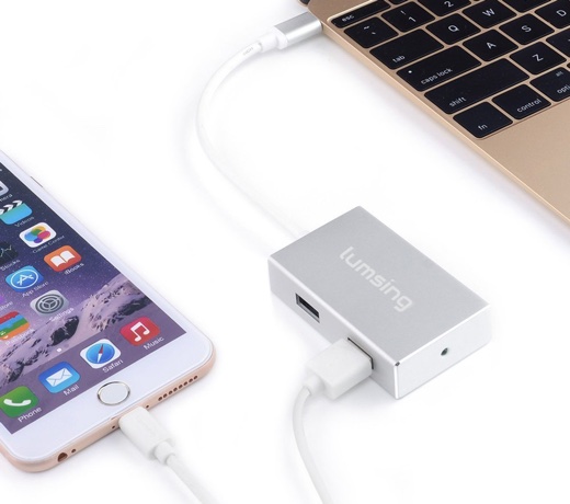 Lumsing USB ハブ USB 3.1 変換 アダプタ