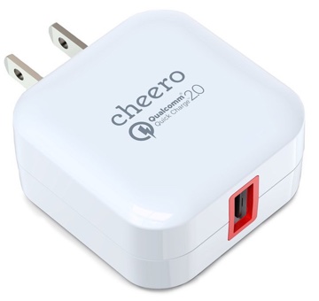 cheero USB AC Charger QC2.0