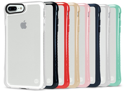 TUNEWEAR Hybrid Shell 衝撃吸収クリアケース for iPhone 7 Plus