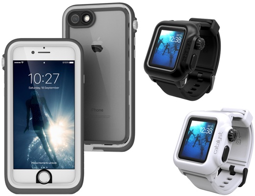 トリニティ、防水・防塵・耐衝撃ケース「Catalyst」のiPhone 7/ 7 Plus、Apple Watch 2用を発売