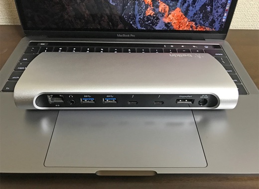 Thunderbolt 3 Express Dock HD 背面