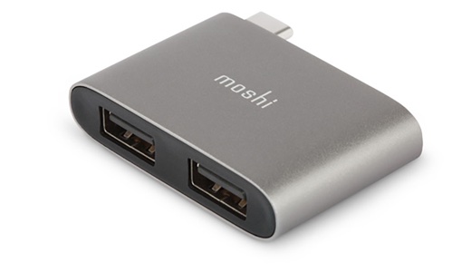 moshi USB-C to Dual USB-A Adapter
