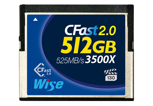 Wise CFast 2.0 メモリーカード 512GB