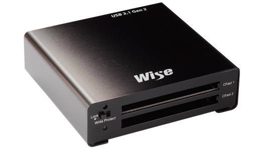 Wise CFast 2.0 デュアルカードリーダー USB 3.1 Type-C