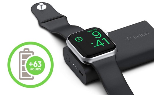 ベルキン、Apple Watch用軽量モバイルバッテリー「BOOST↑CHARGE Apple Watch用モバイルバッテリー」を5/31に発売