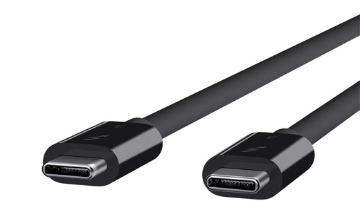 Thunderbolt 3 ケーブル (USB-C™ to USB-C）(100W)（0.8m）