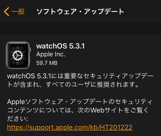 watchOS 5.3.1