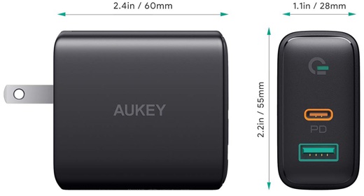 AUKEY PA-D1 サイズ