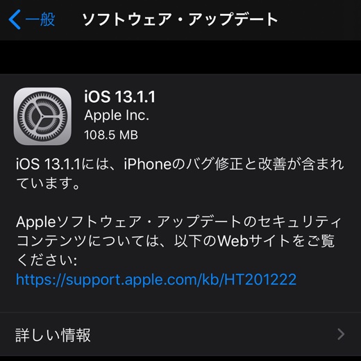 iOS 13.1.1