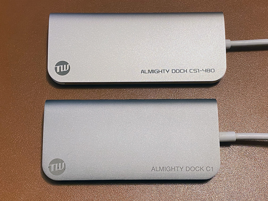 ALMIGHTY DOCK C1との比較