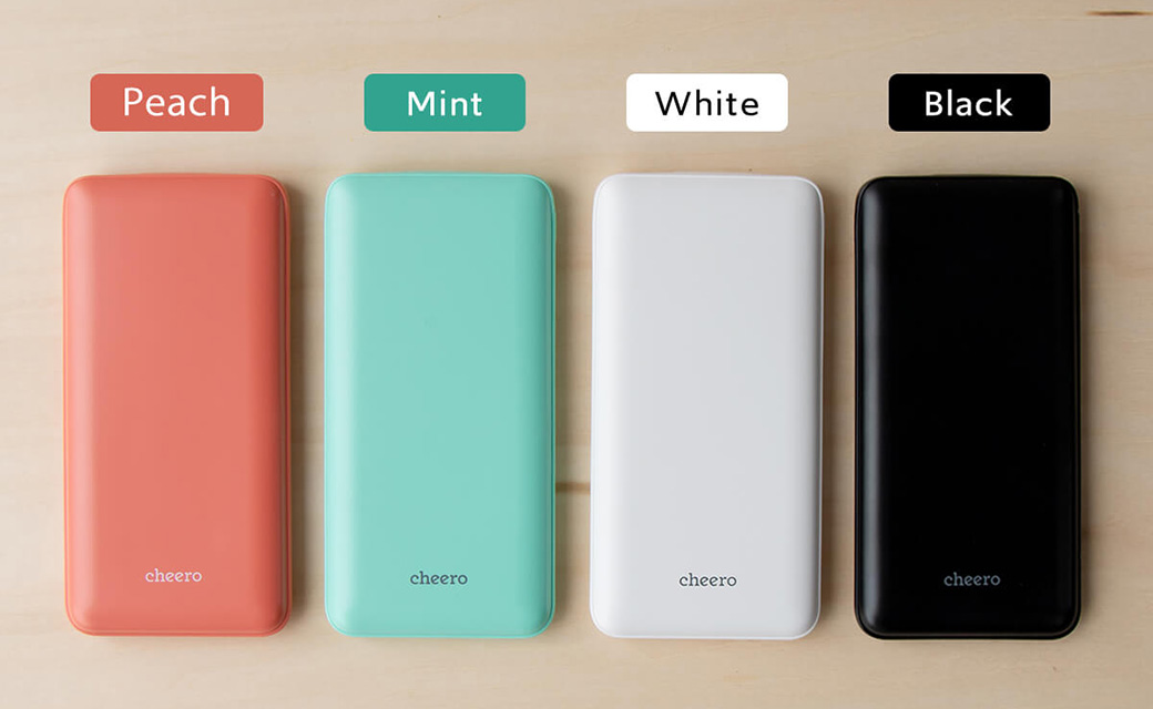 cheero Flat 10000mAh with Power Delivery 18W