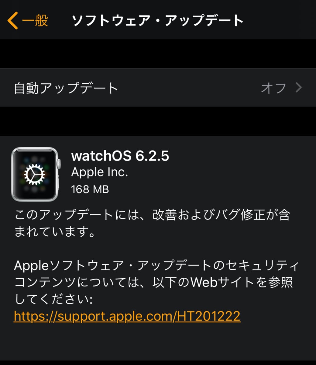 watchOS 6.2.5