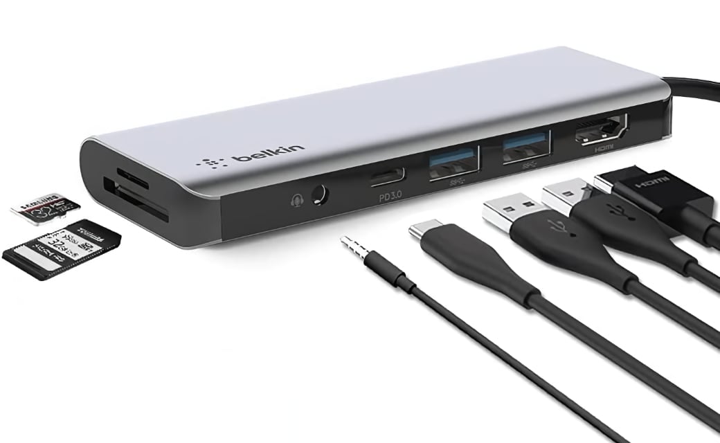 USB-C 7-in-1マルチポートハブアダプター