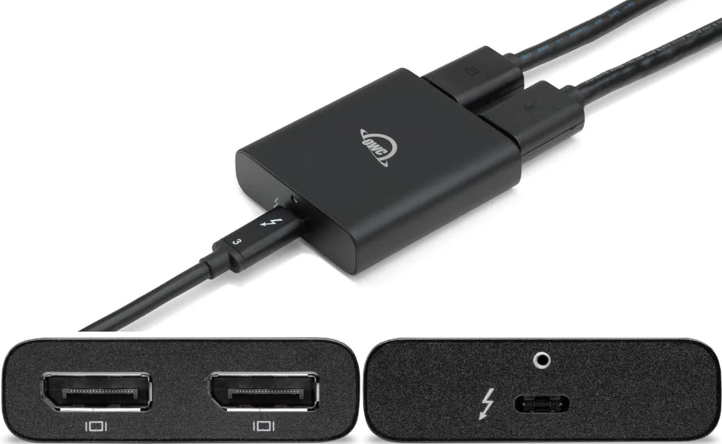 Thunderbolt to Dual DisplayPort Adapter