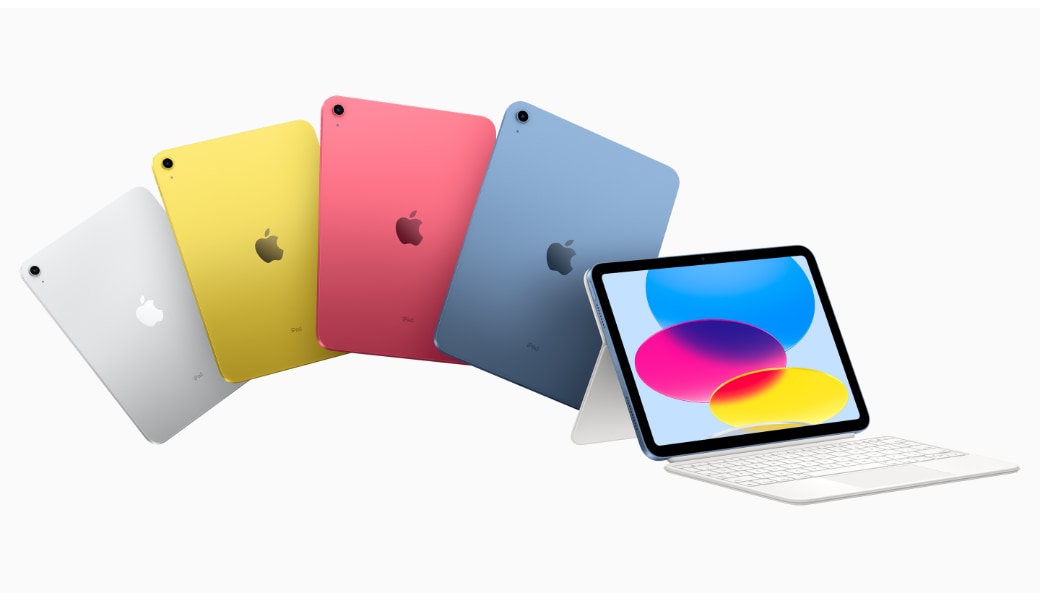 Apple、デザインを一新しUSB-Cポートを備えたカラフルな第10世代iPadを10/26に発売