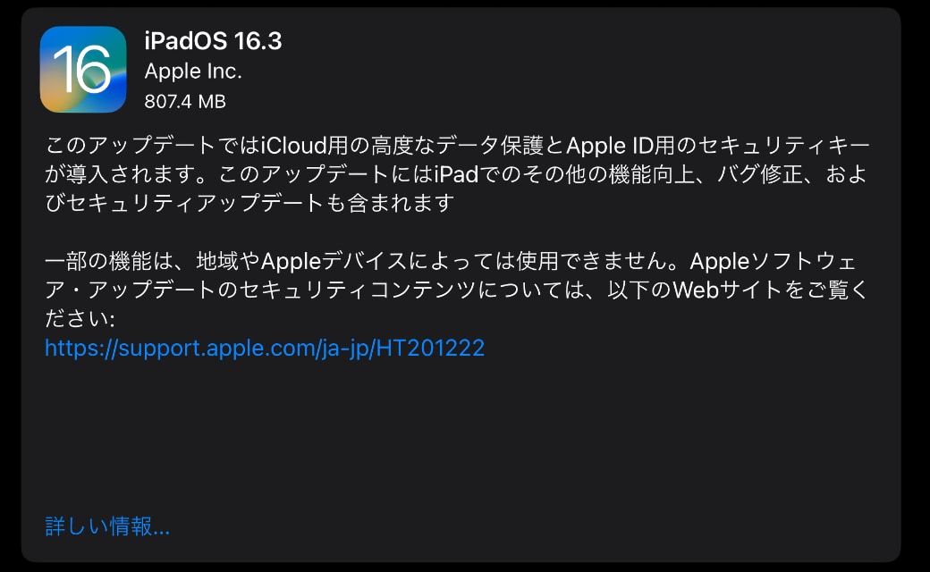 iPadOS 16.3