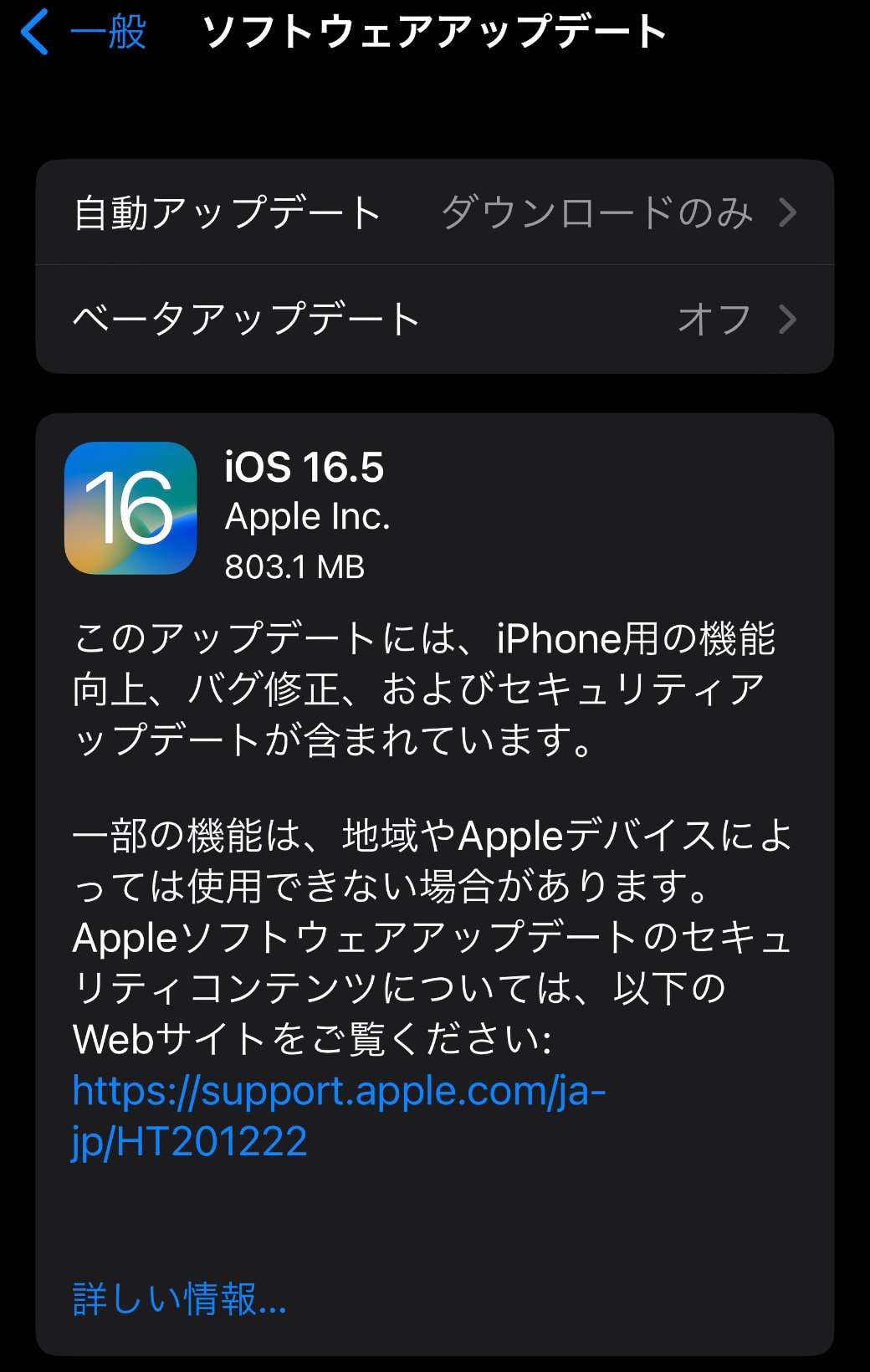 Apple、「iOS 16.5」をリリース ‒ 機能向上、バグ修正、およびセキュリティアップデート