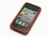 Royal wooden case for iPhone 4 レッドウッド